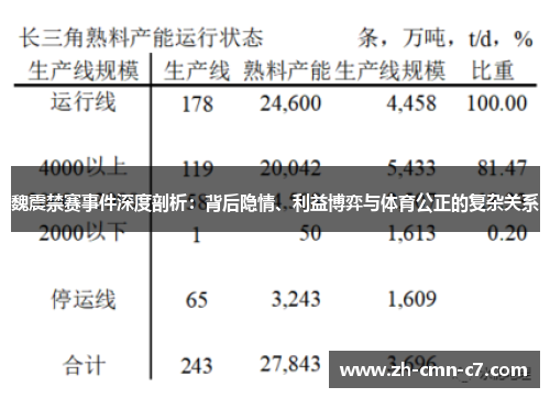 魏震禁赛事件深度剖析：背后隐情、利益博弈与体育公正的复杂关系